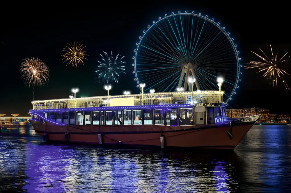 New Year Party in Dhow Cruise Dubai Marina