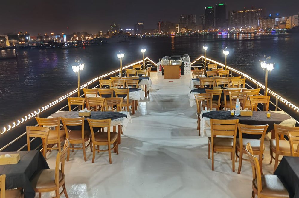 Dubai Dhow Cruise Creek Upper Deck