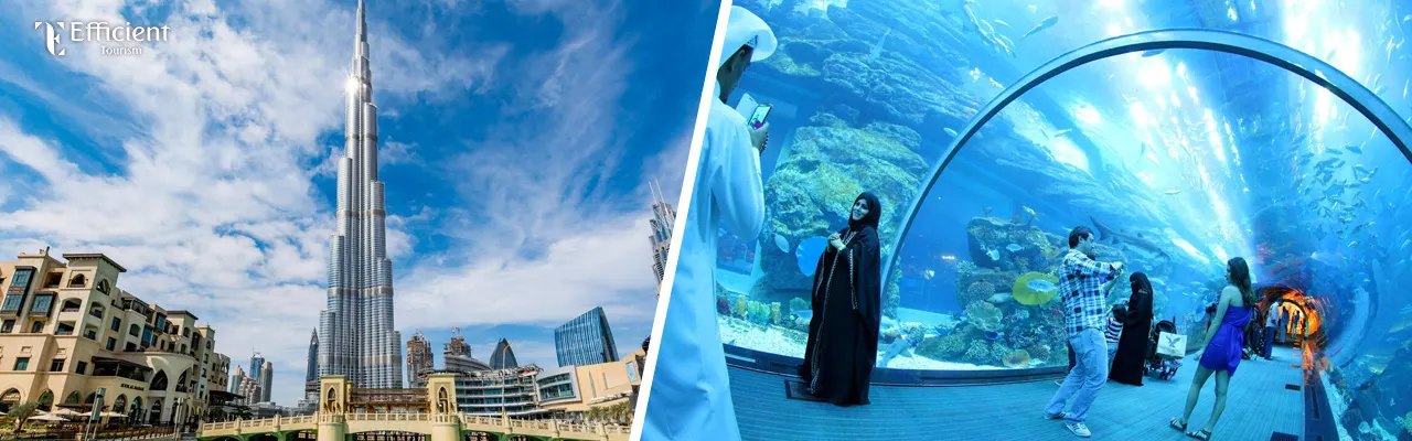 Burj Khalifa & Dubai Aquarium