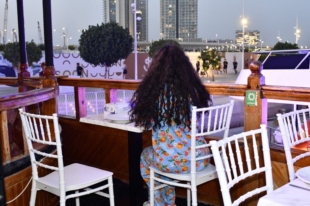 Premium Dinner Cruise Setting Arrangement