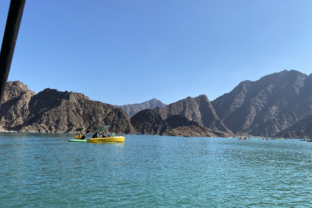 Water activities in the Hatta Dam region