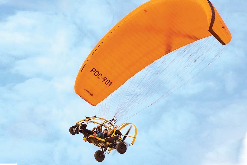 Paramotor Flight 20 Minutes.