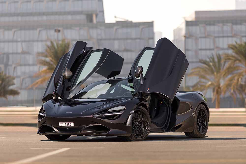 Rent Mclaren 720s Black Dubai