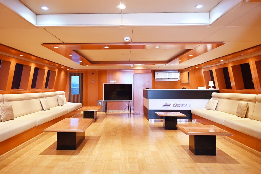 Lounging Area in Yacht