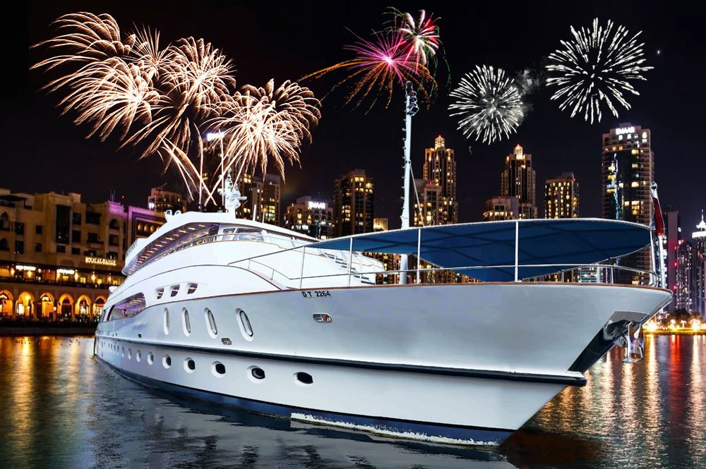 NYE Yacht Party with Burj Khalifa