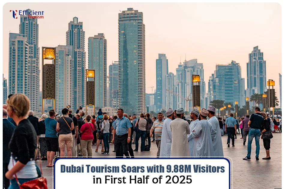 Dubai Tourism Soars with 9.88M Visitors in First Half of 2025