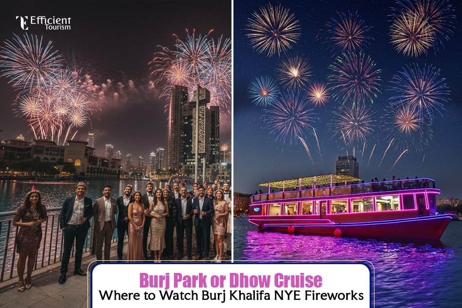 Burj Park or Dhow Cruise: Where to Watch Burj Khalifa NYE Fireworks