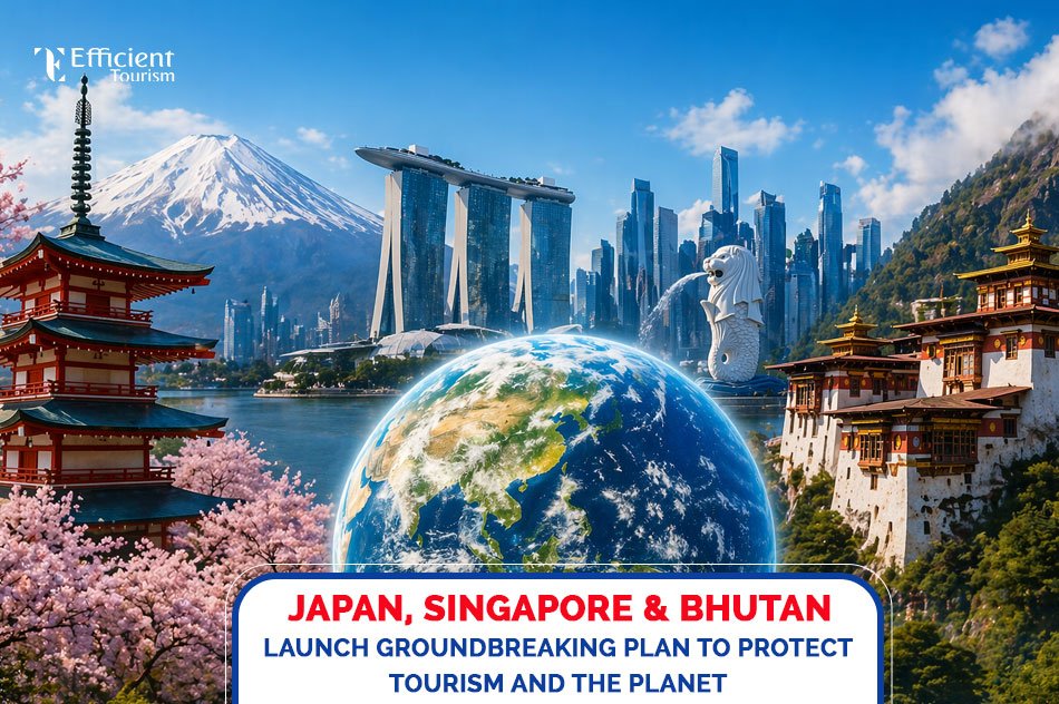 Japan, Singapore & Bhutan Launch Groundbreaking Plan to Protect Tourism and the Planet