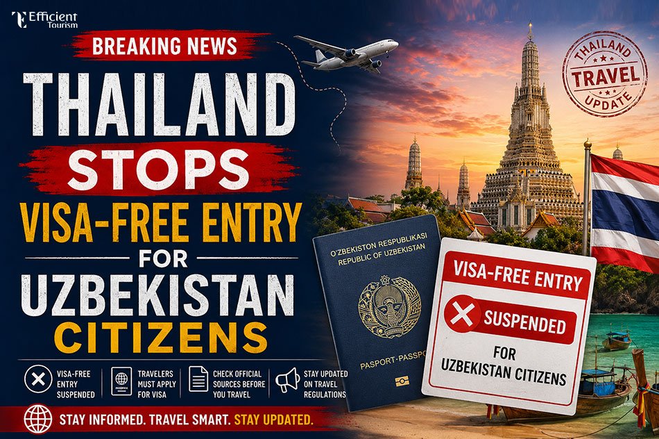Thailand Stops Visa-Free Entry for Uzbekistan Citizens